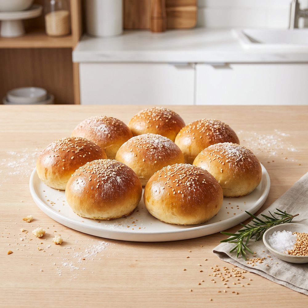 Homemade Hamburger Buns