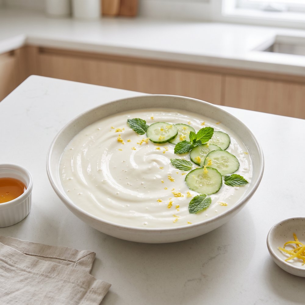 Homemade Kefir-Style Yogurt (Sana)