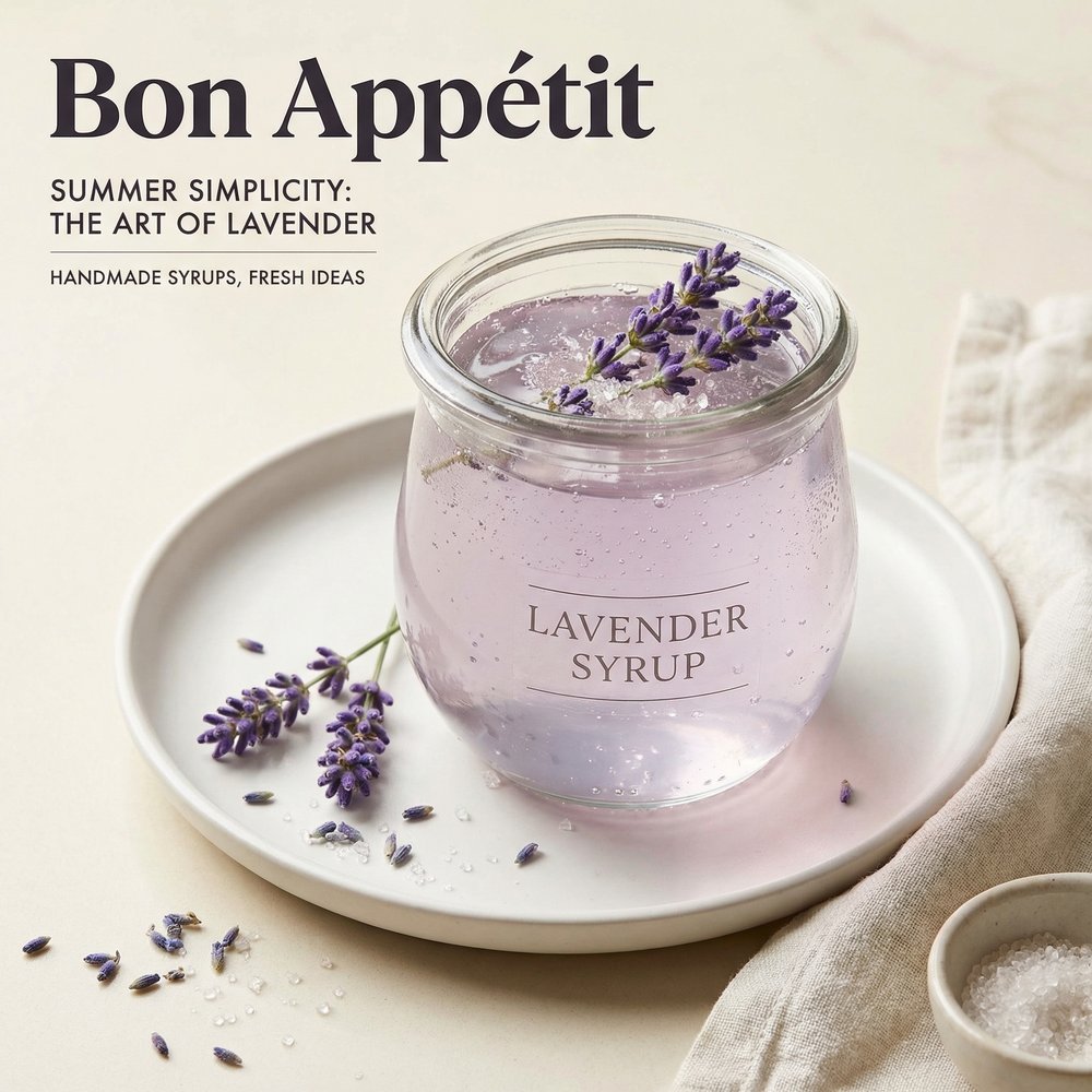 Floral Lavender Infused Syrup