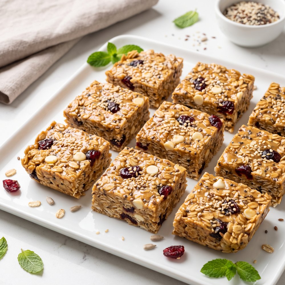 Homemade Oat and Seed Energy Bars