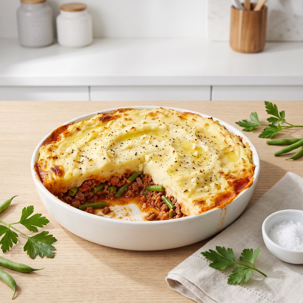 Homestyle Beef and Potato Pie