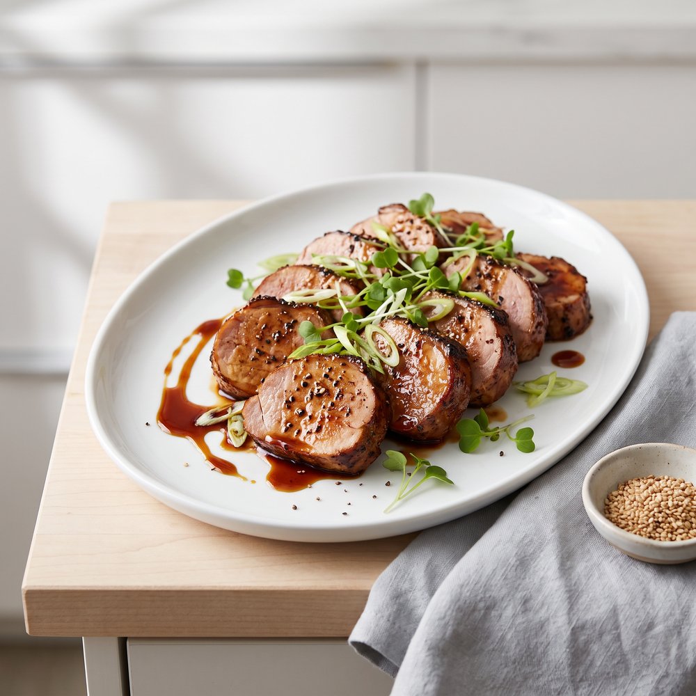 Honey-Lacquered Pork Tenderloin