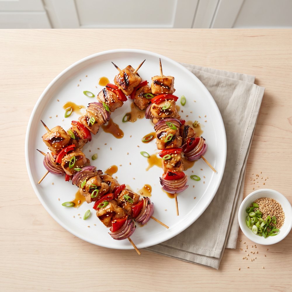 Honey-Soy Chicken Skewers