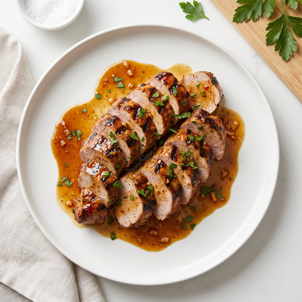 Honey-Soy Marinated Pork Tenderloin on the Grill