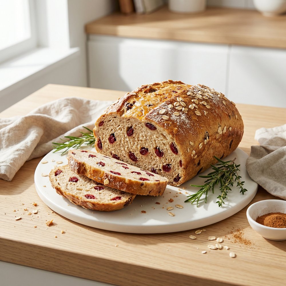 Cranberry Oat Bread