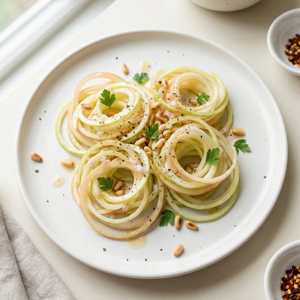 Spiralized Apple Salad