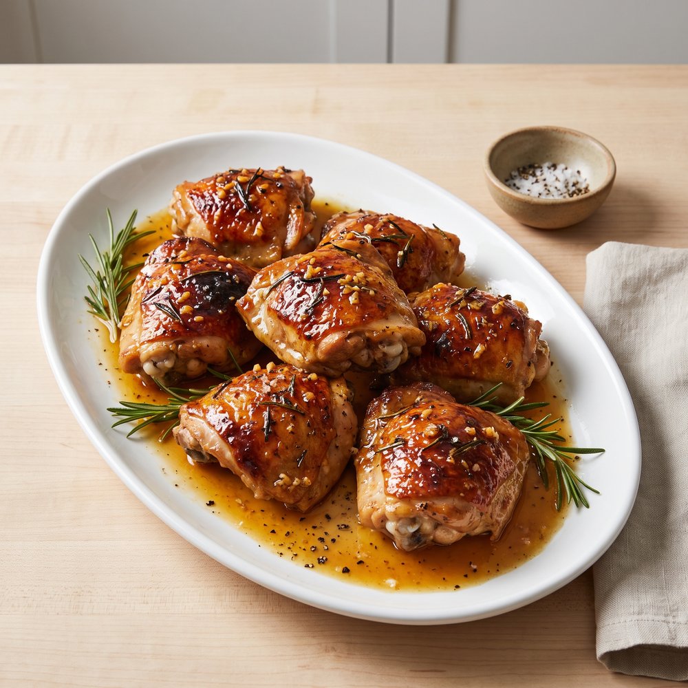Honey Garlic Chicken with Rosemary