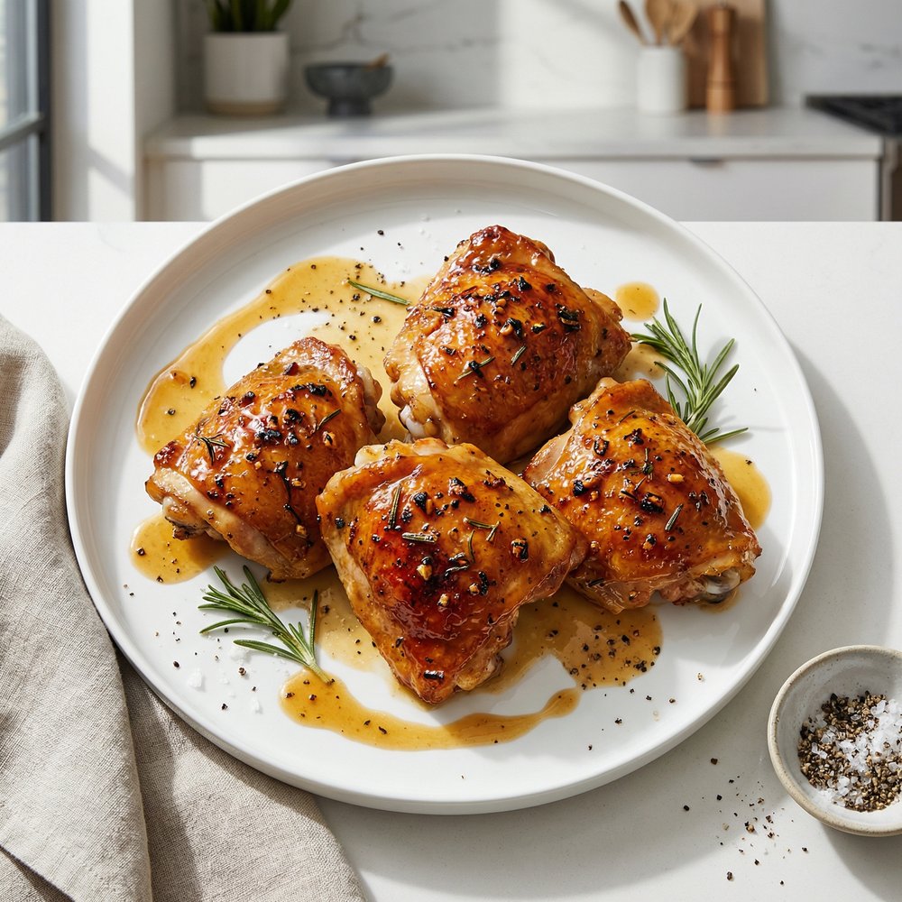Honey Garlic Chicken with Rosemary