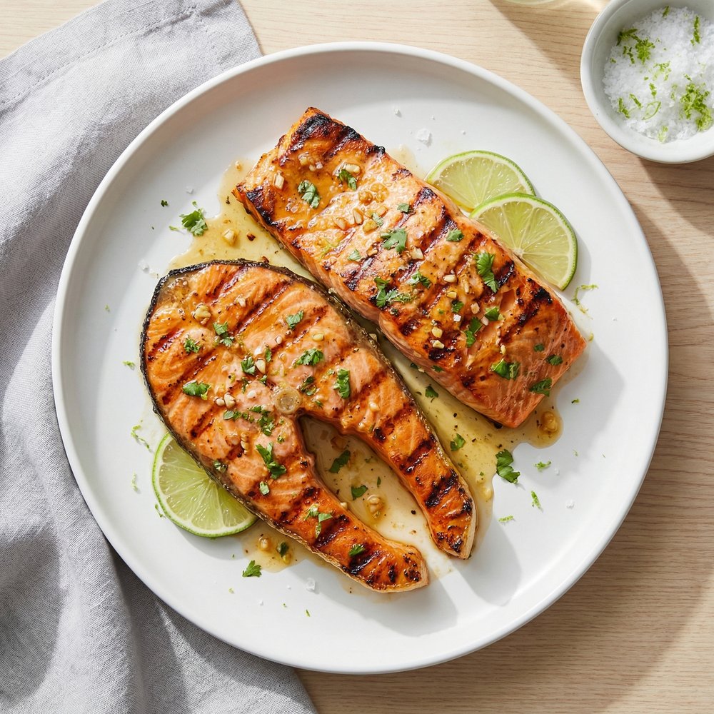 Grilled Cilantro Salmon