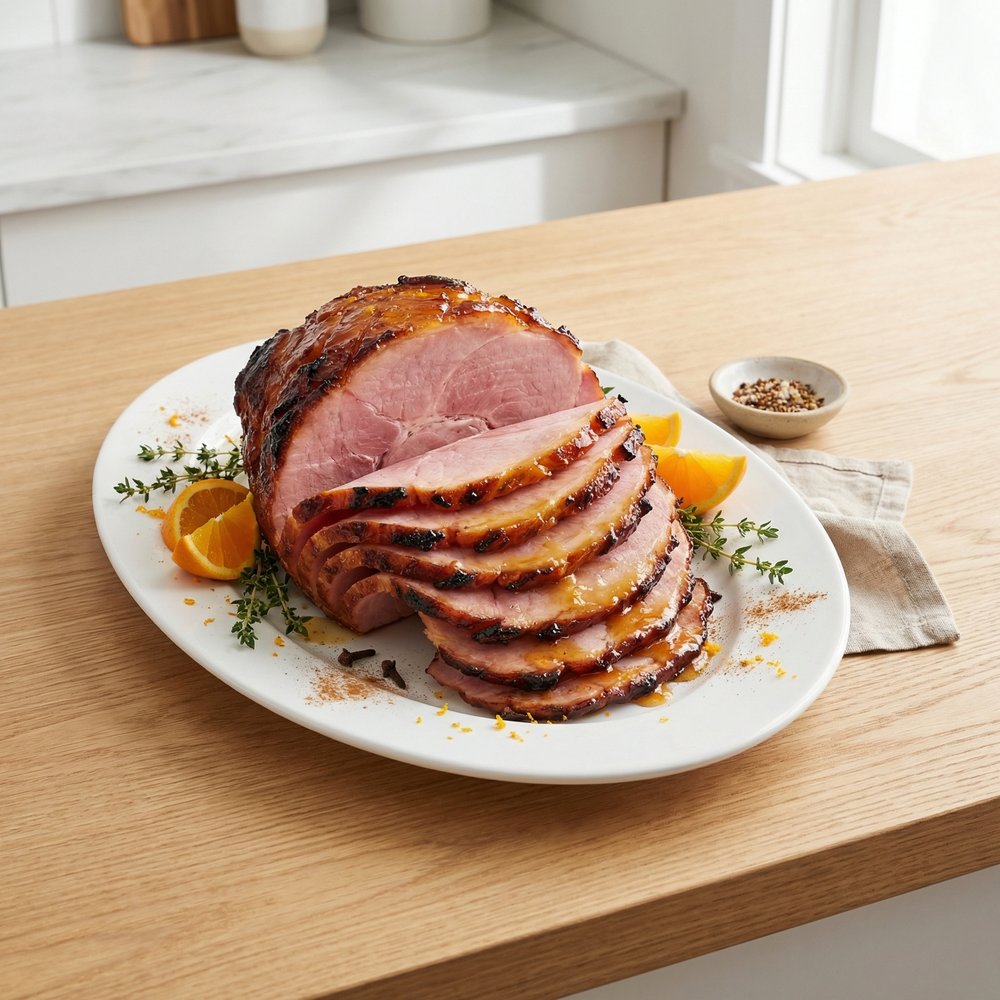 Ham with Honey and Orange Glaze