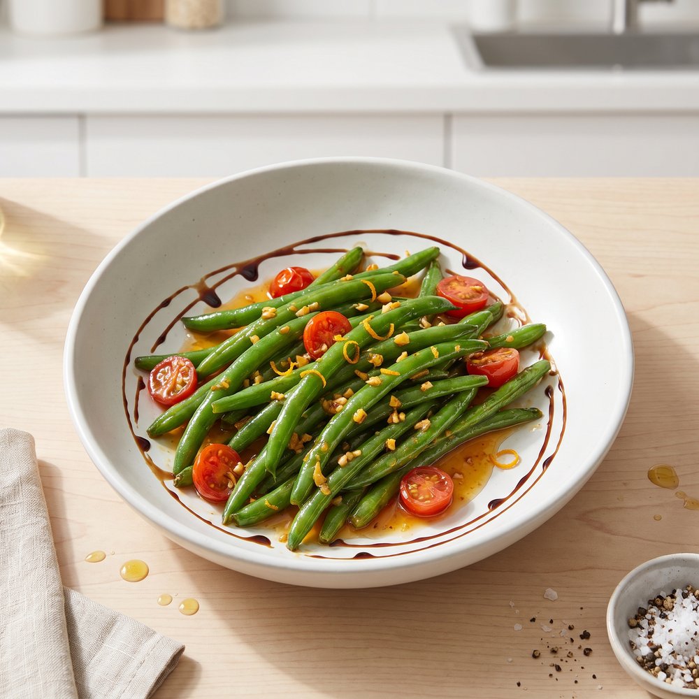 Honey Orange Green Beans