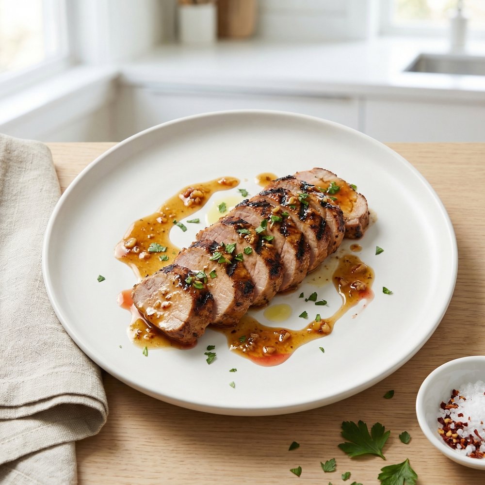 Honey-Soy Marinated Pork Tenderloin on the Grill