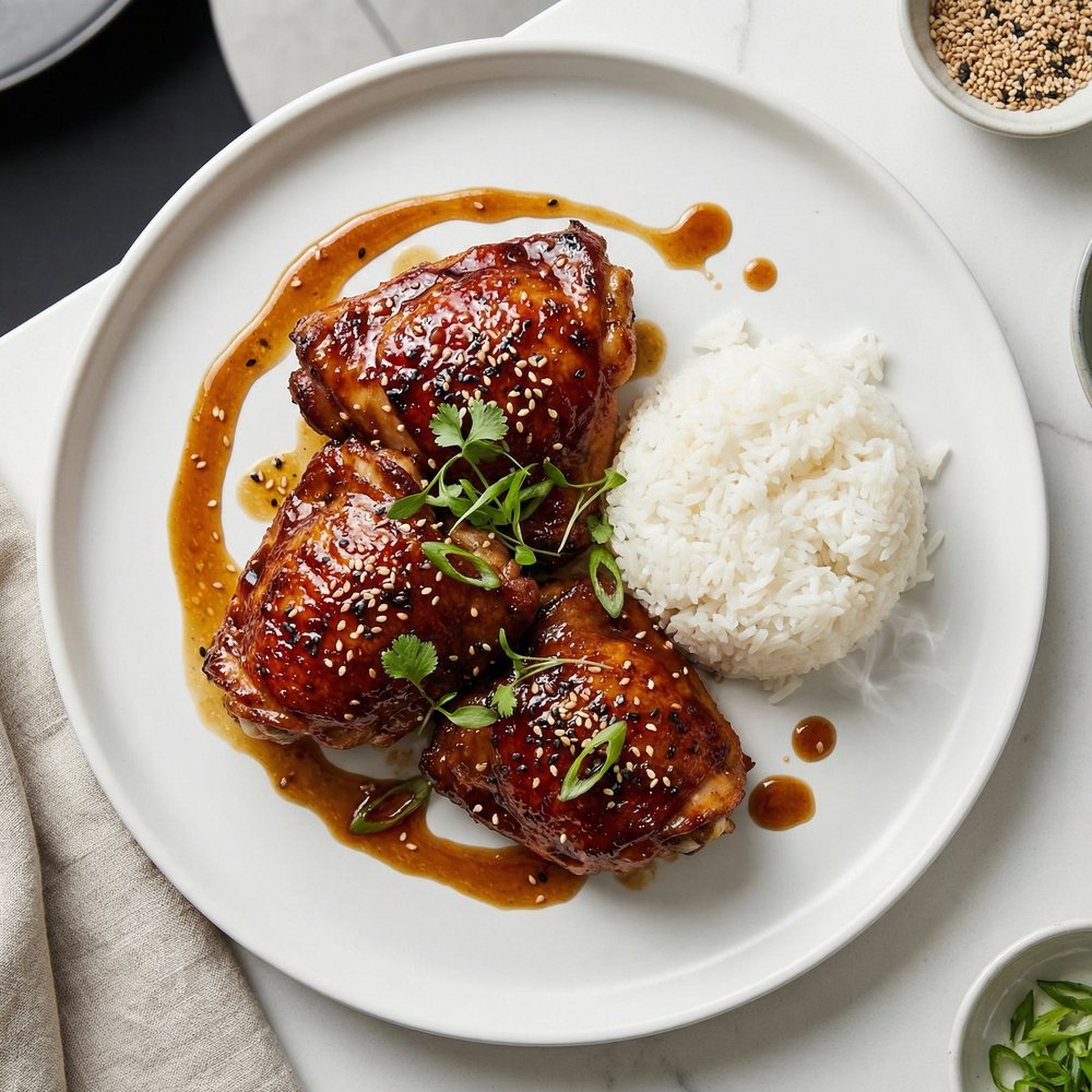 Sticky Sesame Chicken