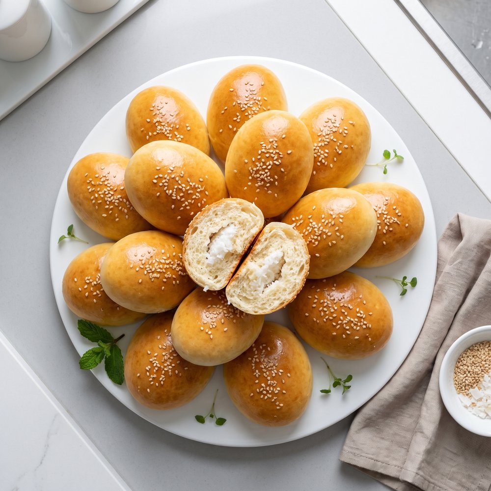 Hong Kong–Style Coconut Cocktail Buns