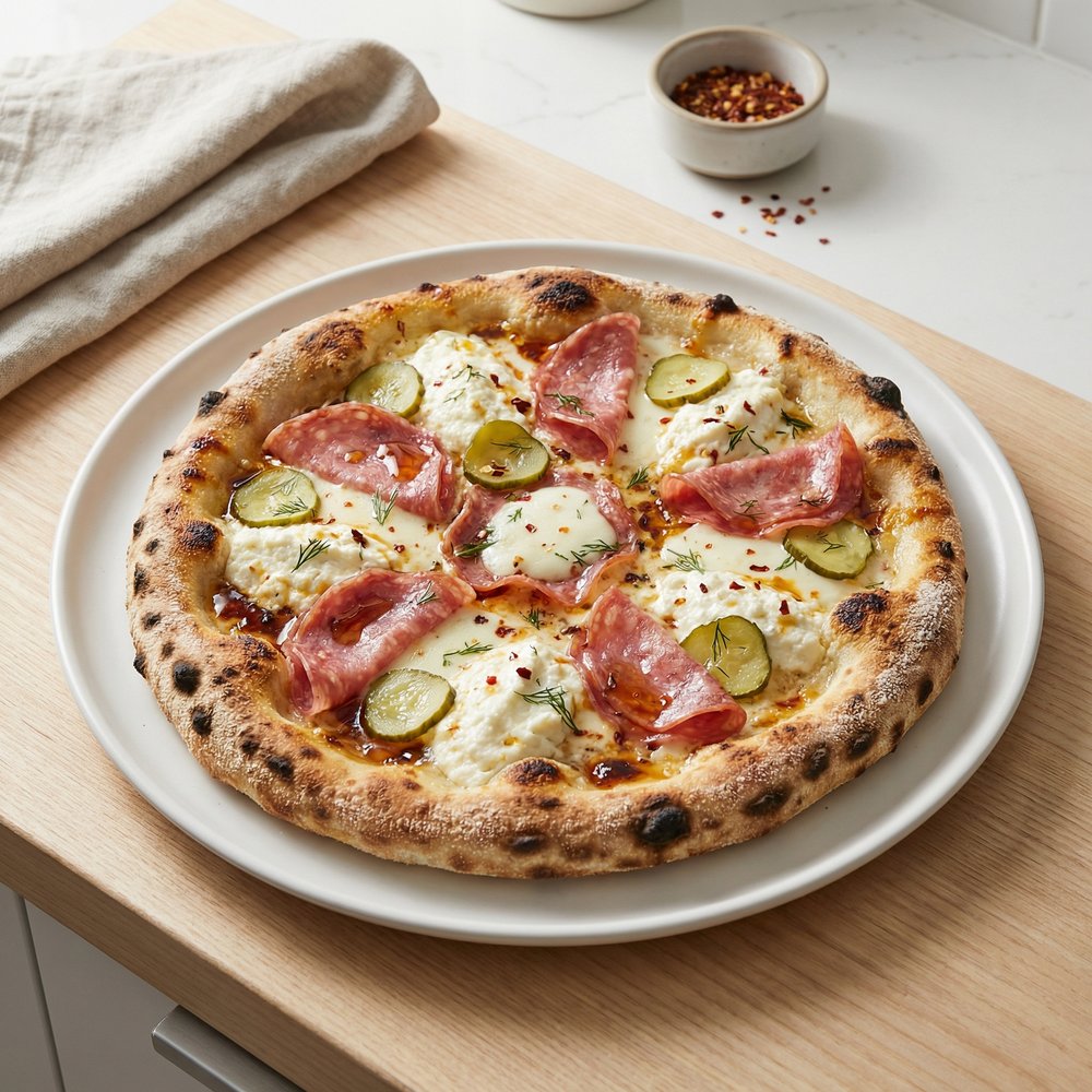 Hot Honey White Pizza