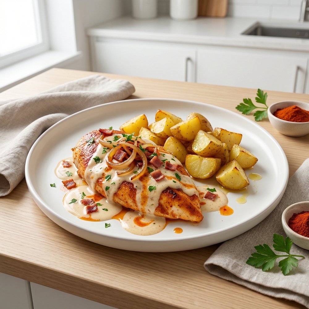 Hungarian-Style Paprika Chicken with Potatoes