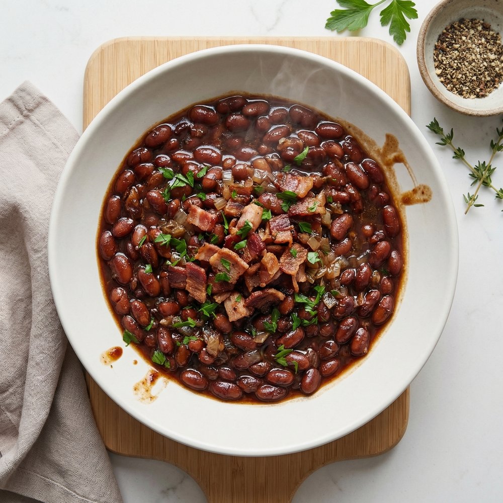 Pressure Cooker Baked Beans