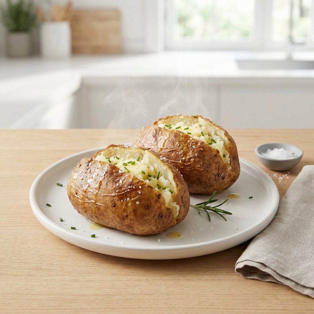 Pressure Cooker Baked Idaho Potatoes