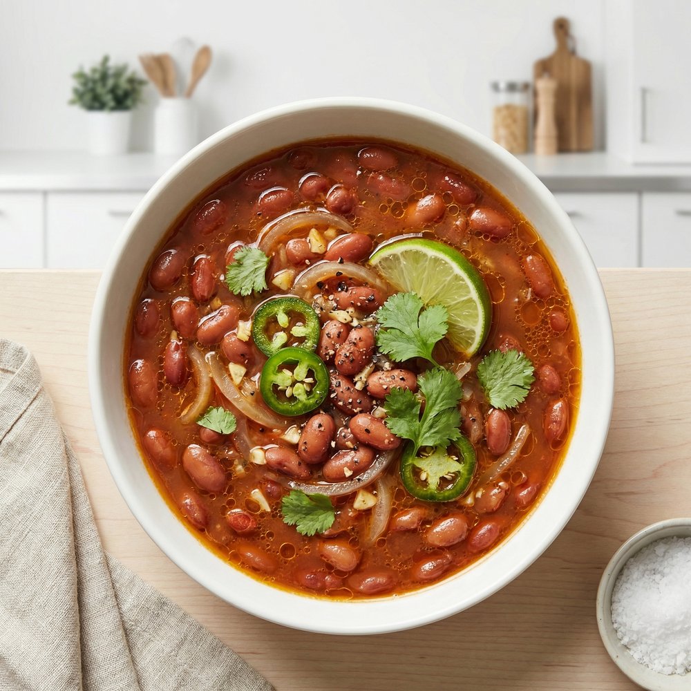 Instant Pot Borracho Cranberry Beans