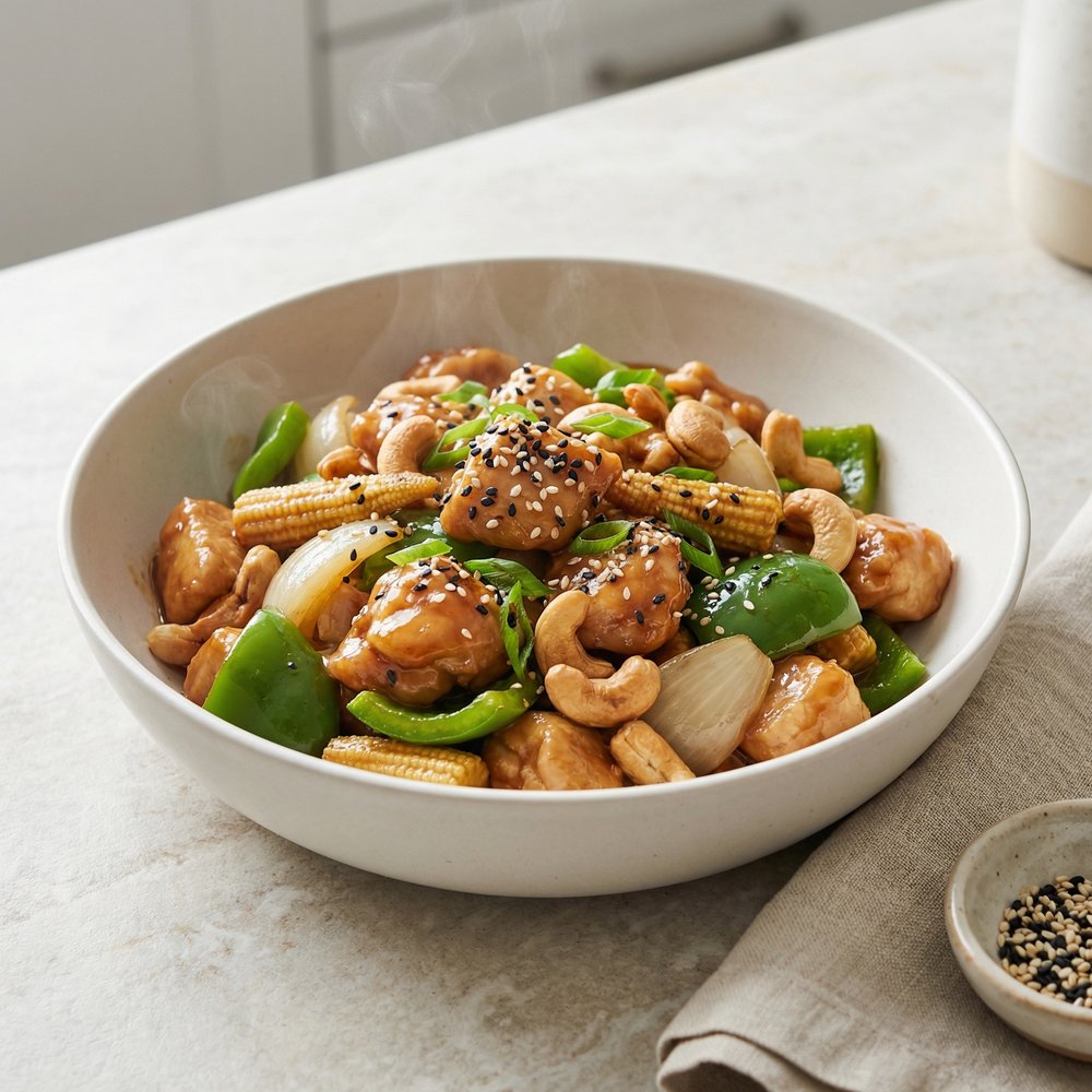 Pressure Cooker Cashew Chicken