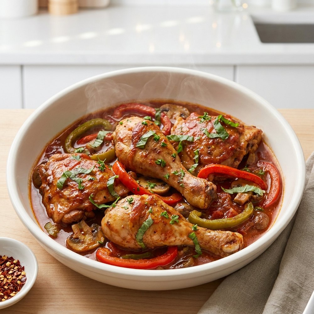 Instant Pot Chicken Cacciatore Supreme