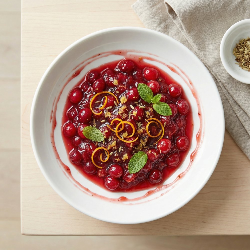 Instant Pot Easy Vegan Cranberry Orange Chutney
