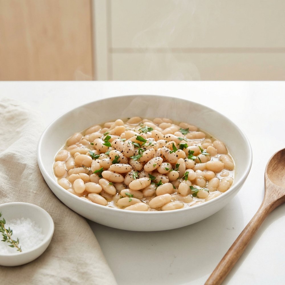 Pressure Cooker White Beans