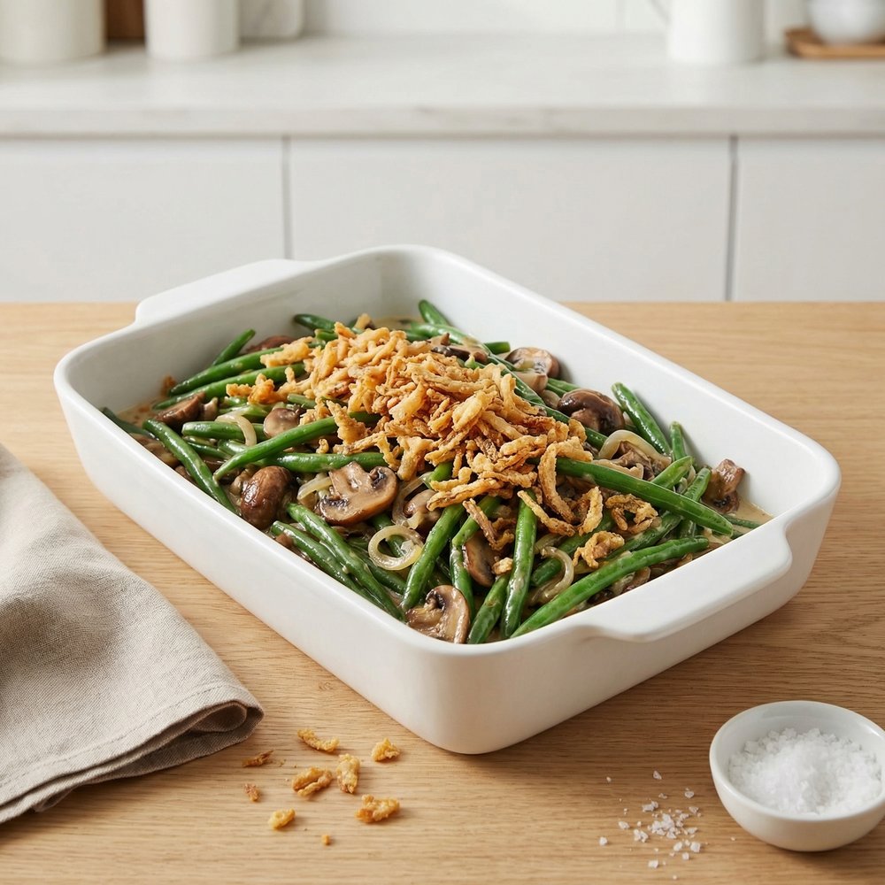 Pressure Cooker Green Bean Casserole