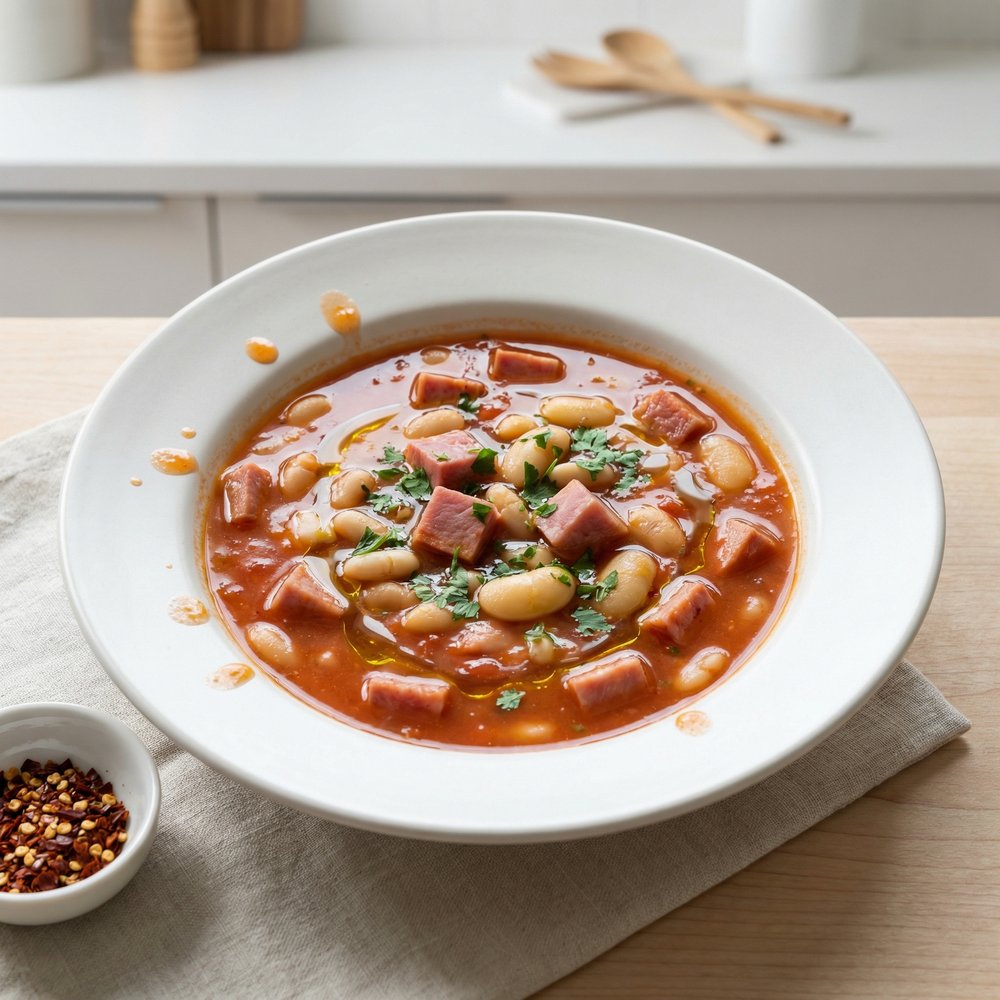 Instant Pot Double Bean and Ham Soup