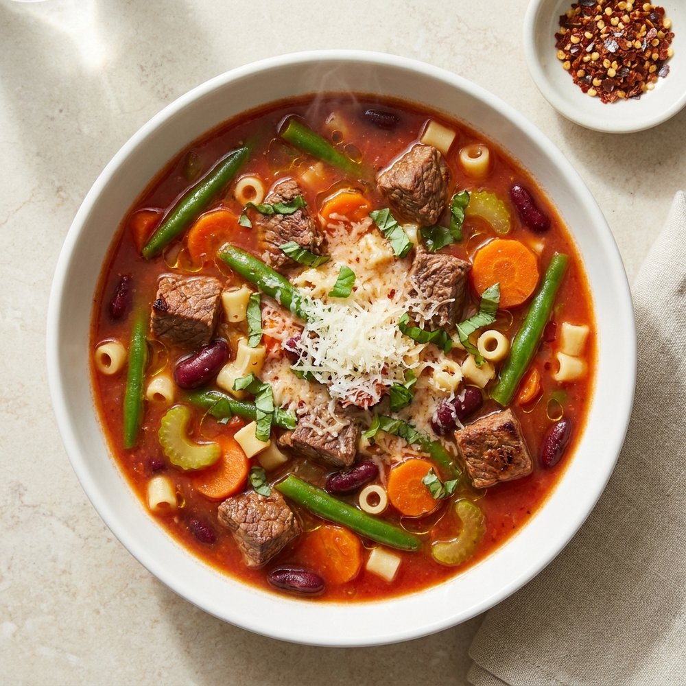 Instant Pot Hearty Minestrone Soup