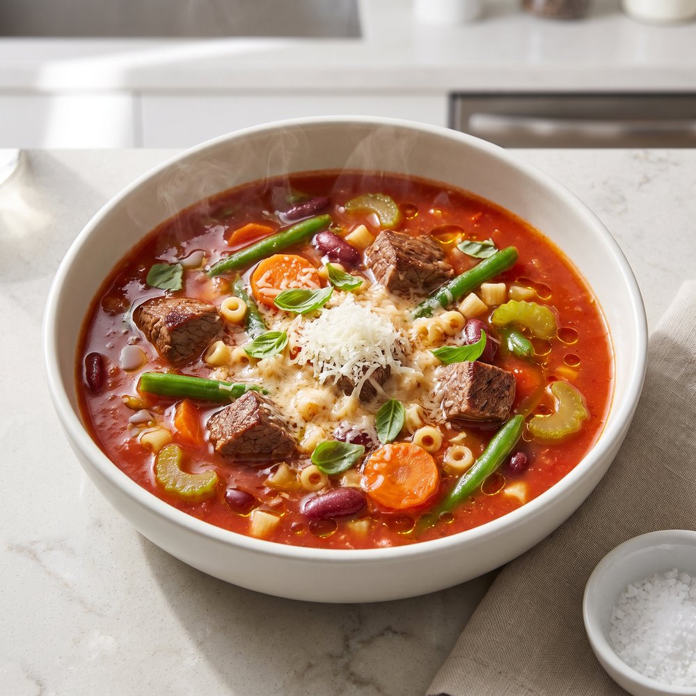 Instant Pot Hearty Minestrone Soup