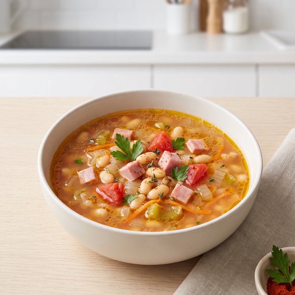 Instant Pot Navy Bean and Ham Soup