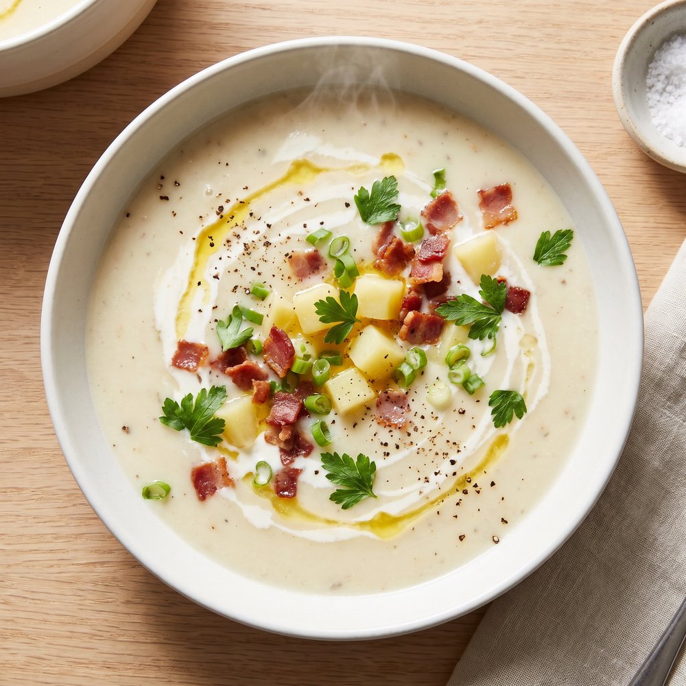 Instant Pot Potato and Bacon Soup