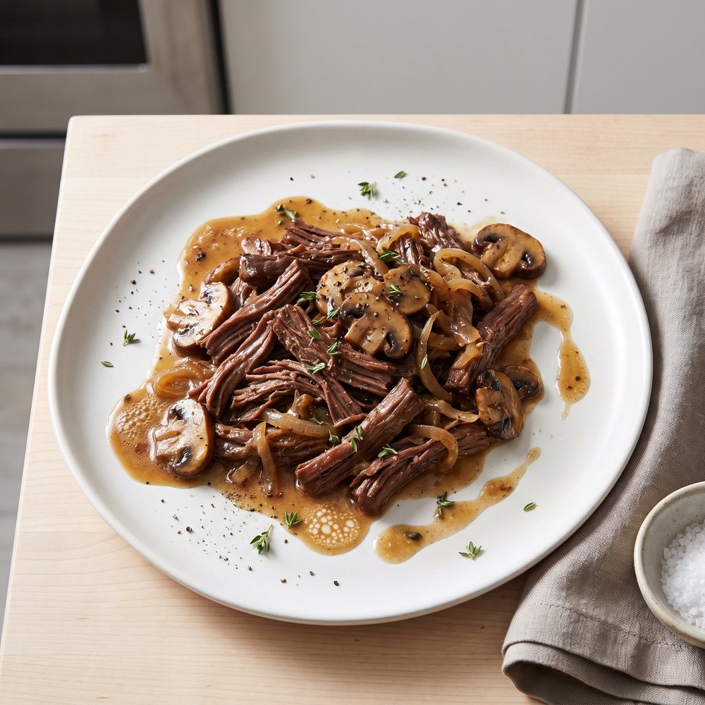 Instant Pot Shredded Flank Steak