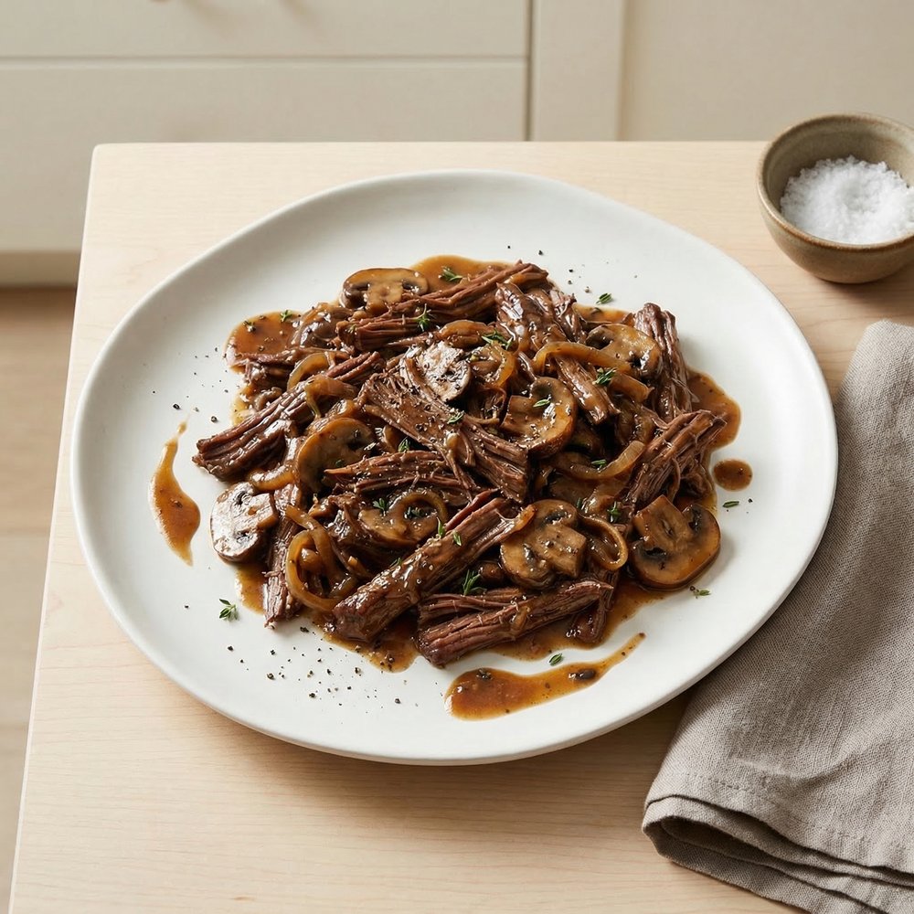 Instant Pot Shredded Flank Steak