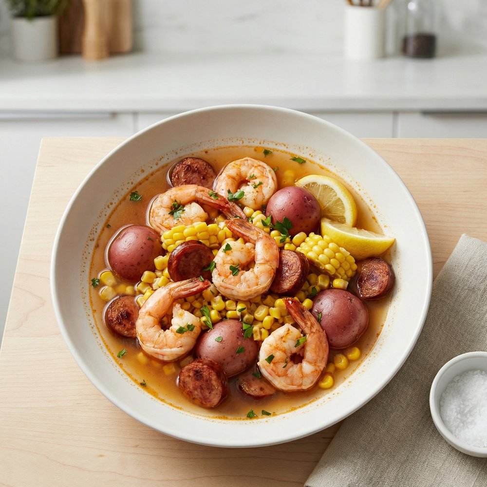 Pressure Cooker Low-Country Shrimp Boil Soup