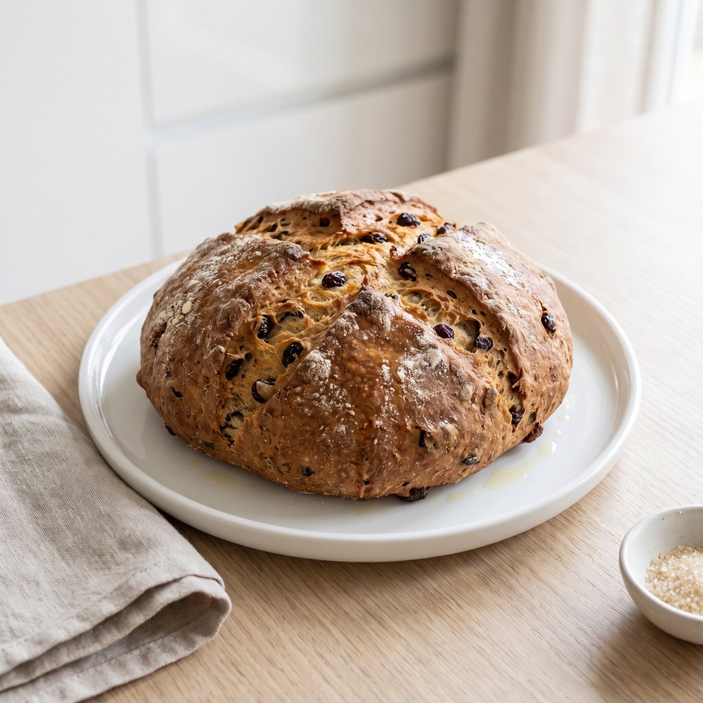 Irish Raisin-Currant Soda Bread