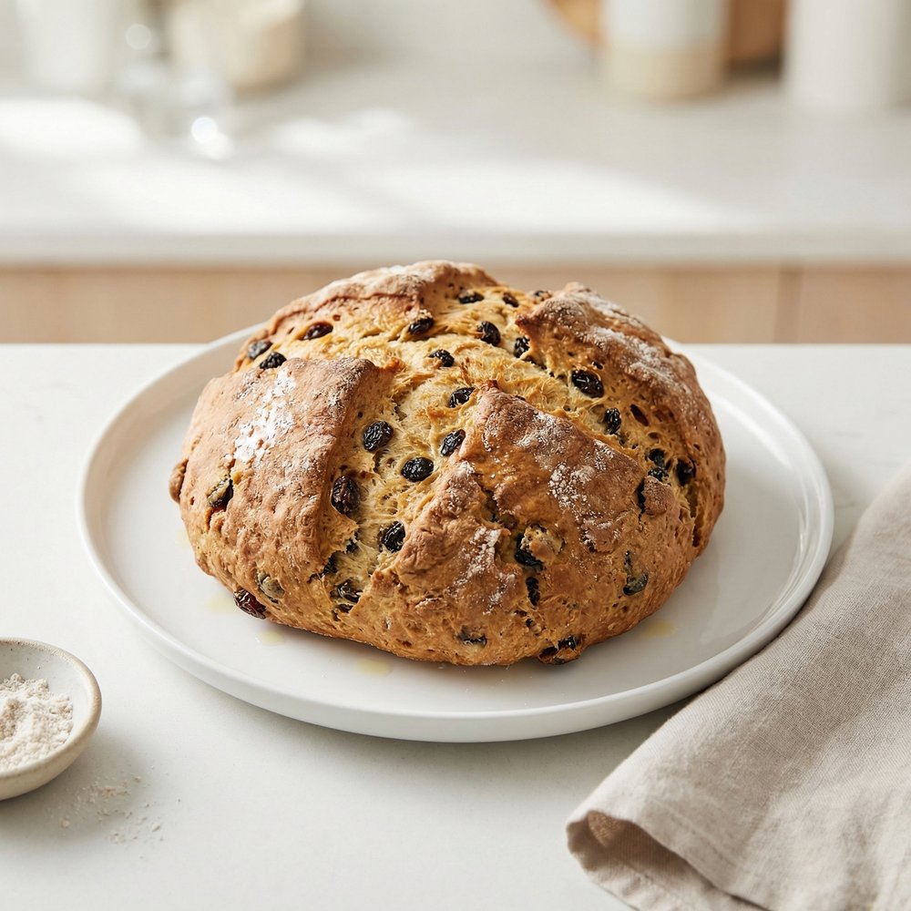Irish Raisin-Currant Soda Bread