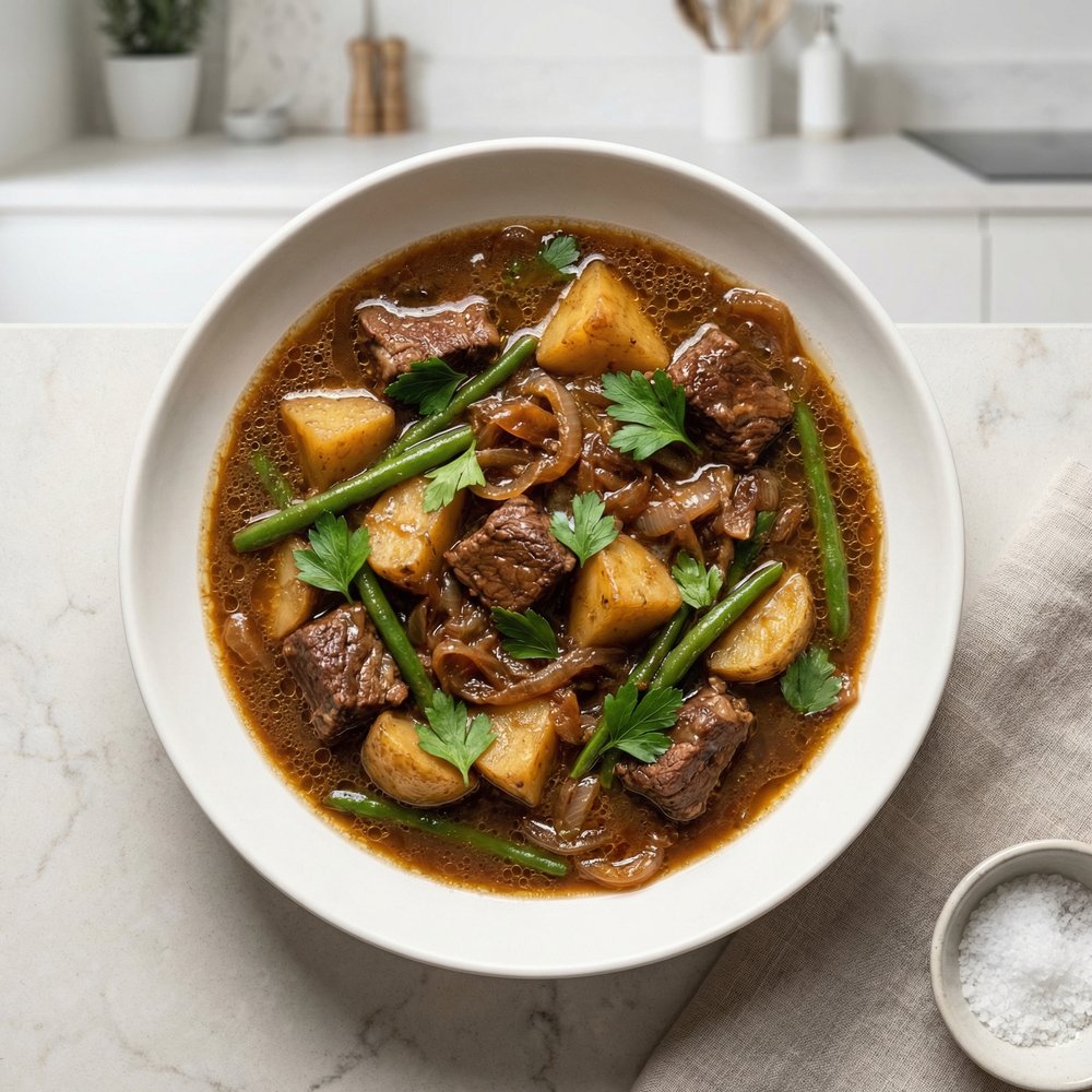Guinness-Infused Beef and Potato Stew