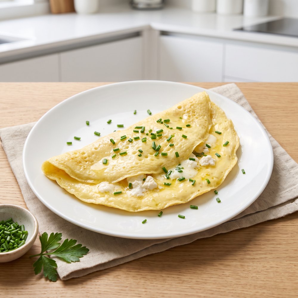 Italian-Style Goat Cheese Omelet