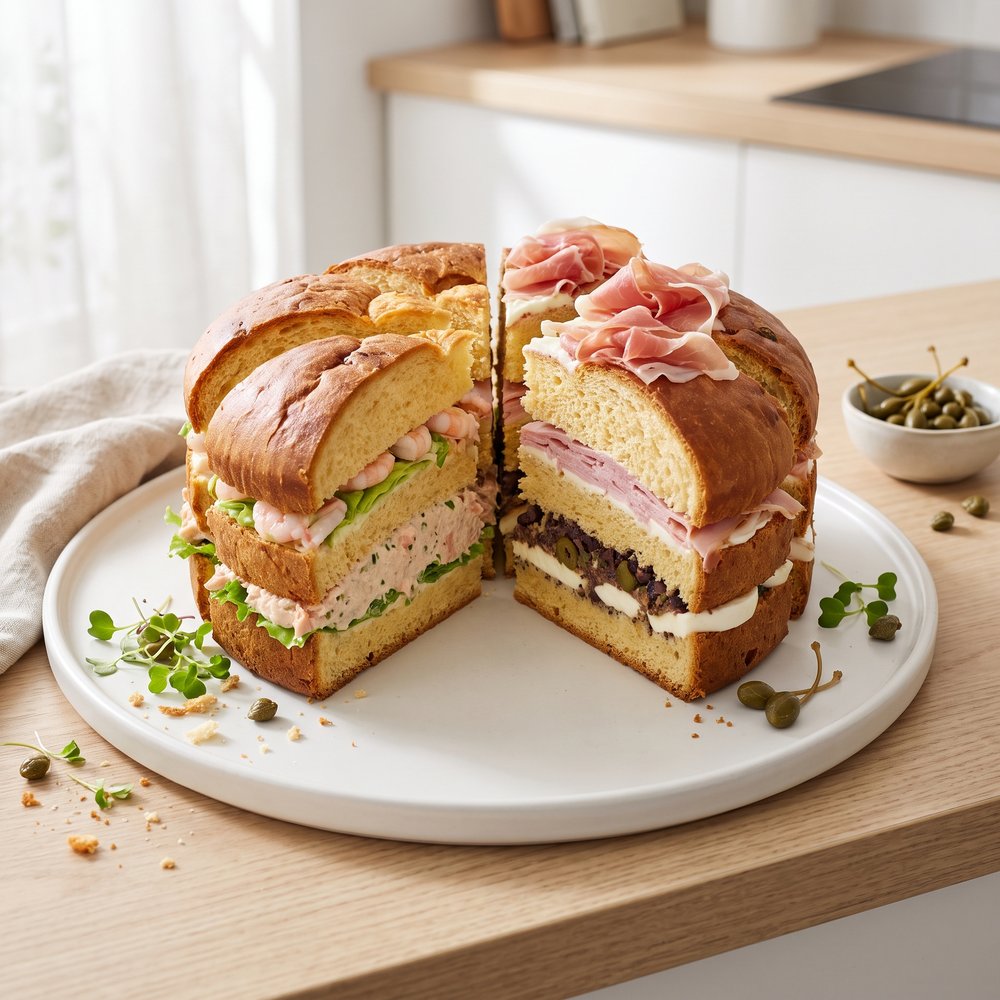 Italian Party Panettone Sandwich