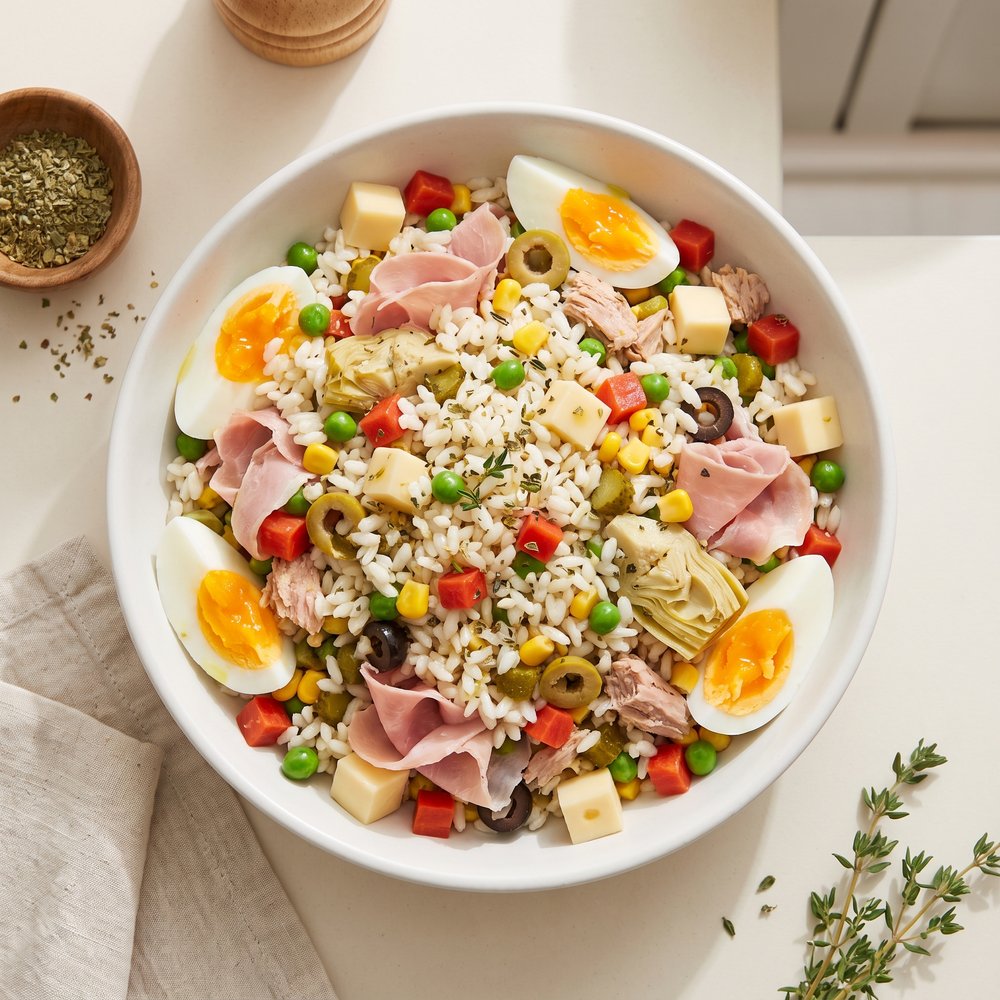 Italian Rice Salad (Insalata di Riso)