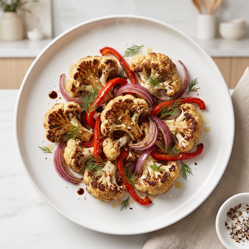 Italian Roasted Cauliflower