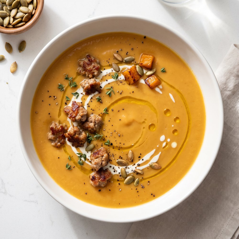 Italian Sausage Butternut Squash Soup