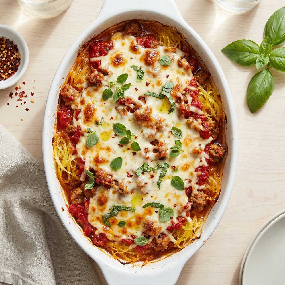 Italian Sausage Spaghetti Squash