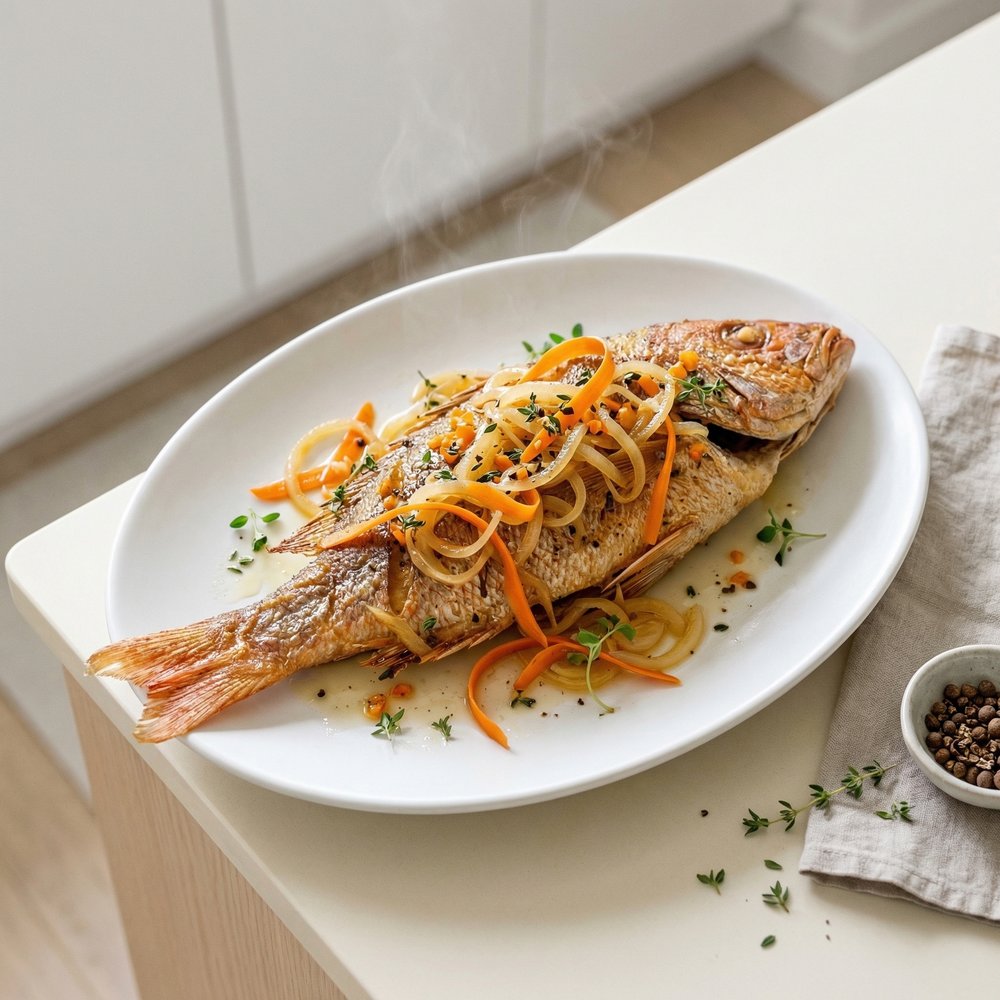 Jamaican Fried Snapper