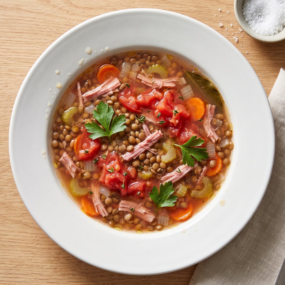 Jana’s Instant Pot Lentil and Ham Soup