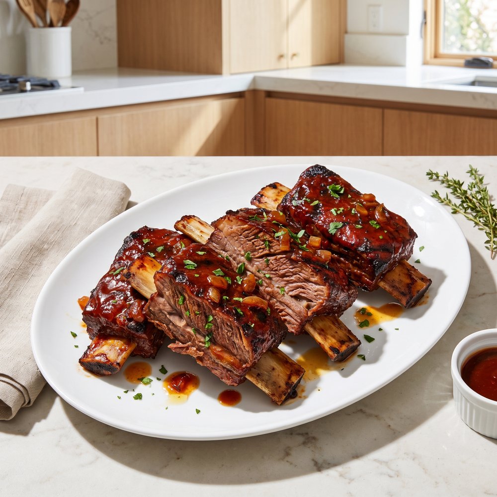 Jane's Grilled Barbecue Short Ribs