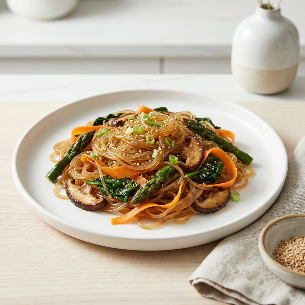 Japchae Korean Glass Noodles