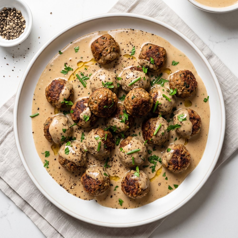 Jean's Swedish-Style Meatless Meatballs
